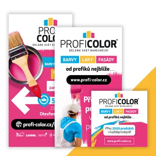 Reklamní letáky a tiskoviny Profi Color